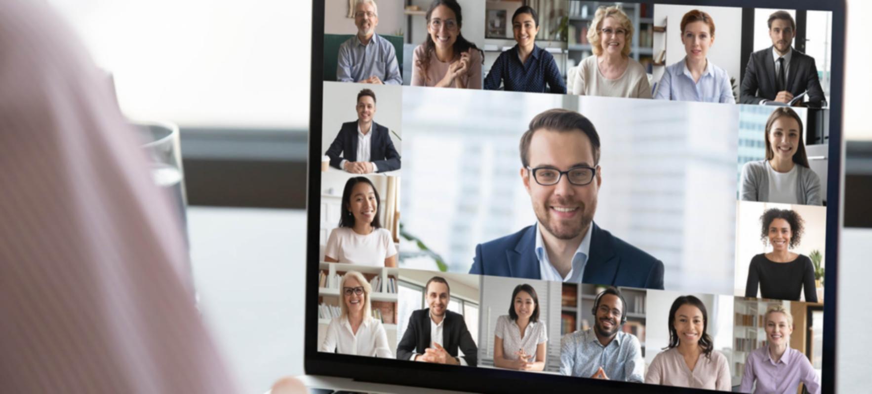 Student engaging with Domain business leadership content online